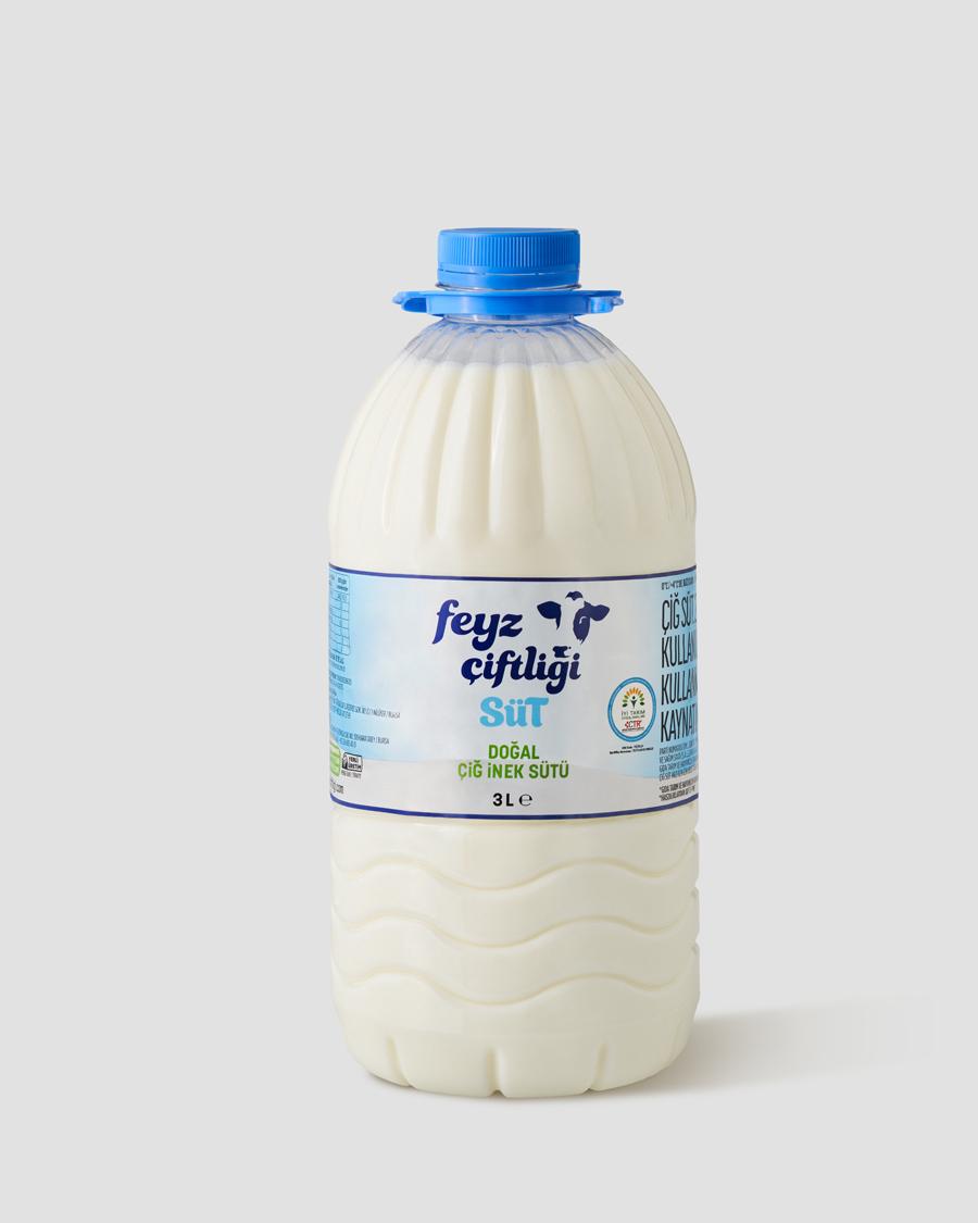 Çiğ Süt 3 L